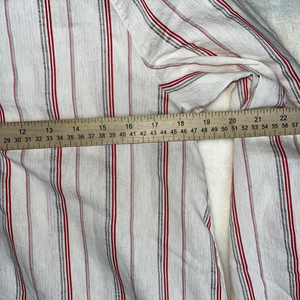 Zara Dress‎ Womens S Ivory Striped Peasant Boho Bohemian Beach Minimalist Retro - Picture 7 of 14